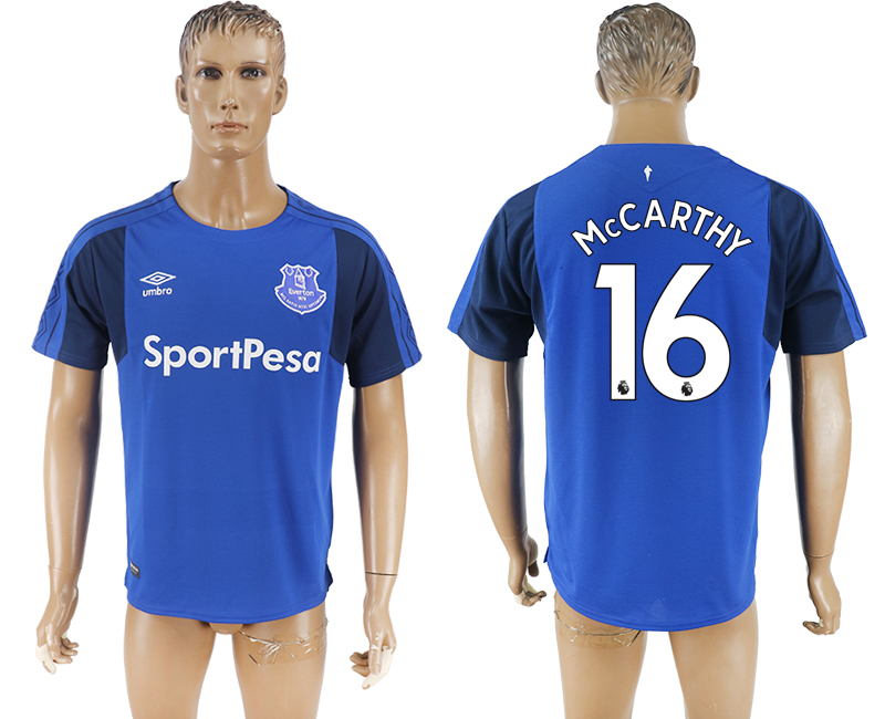 2017-2018 Everton MCCARTHY #16 FOOTBALL JERSEY