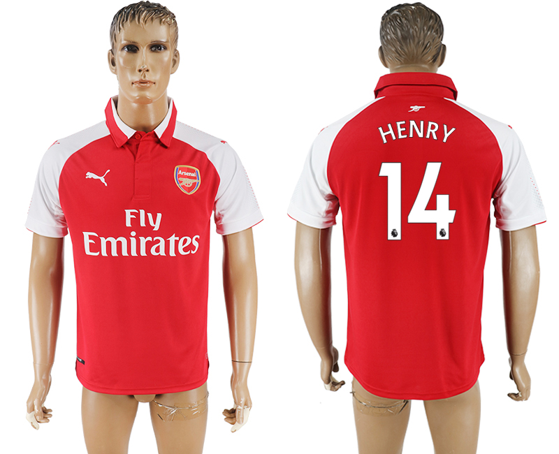 2017-2018 football jersey  Arsenal HENRY #14