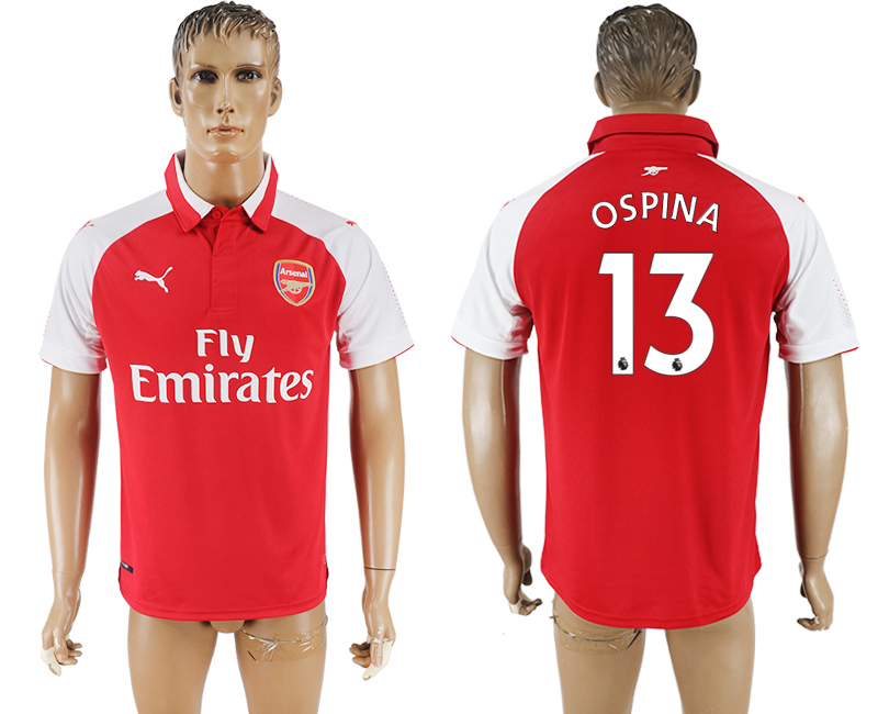 2017-2018 football jersey  Arsenal OSPINA #13