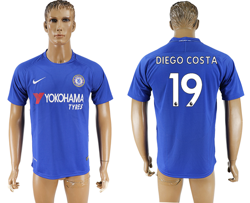 2017-2018 Chelsea Football Club DIEGO COSTA #19 football jersey