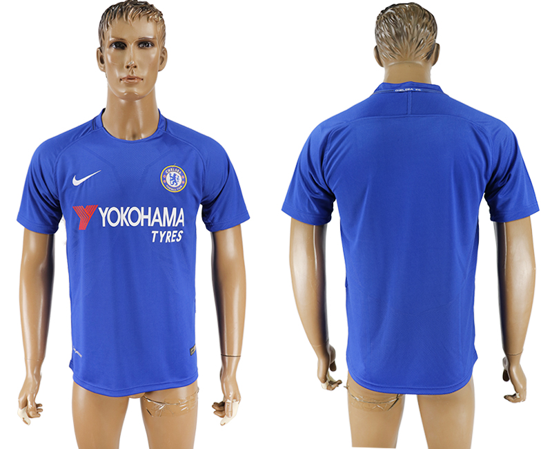 2017-2018 Chelsea Football Club   football jersey blue