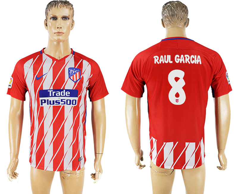 2018 Madrid S.A.D FOOTBALL JERSEY RAUL GARCIA #8 RED