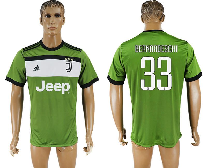 2017-2018 Juventus F.C. BERNARDESCGI #33 football jersey green