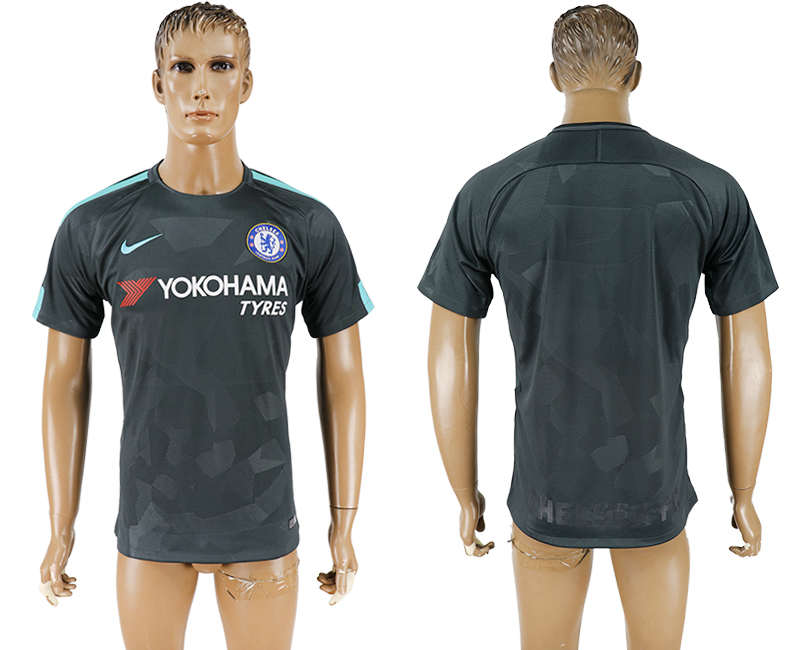 2017-2018 Chelsea Football Club   football jersey black