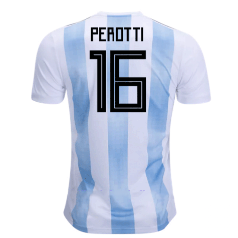 2018-19 Maillot Argentina domicile (perotti 16) Blanco Bleu