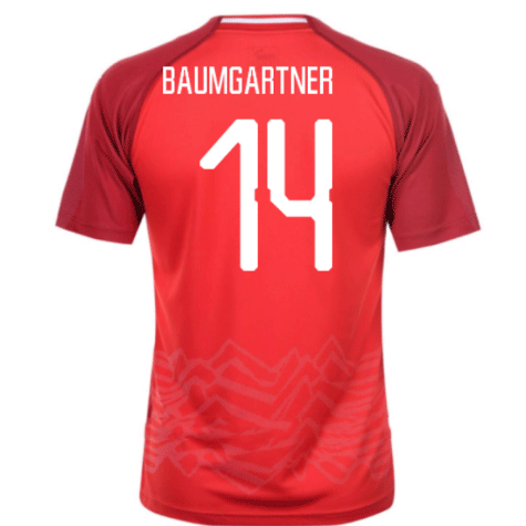 2018-19 Maillot Autriche domicile (baumgartner 14) Rouge