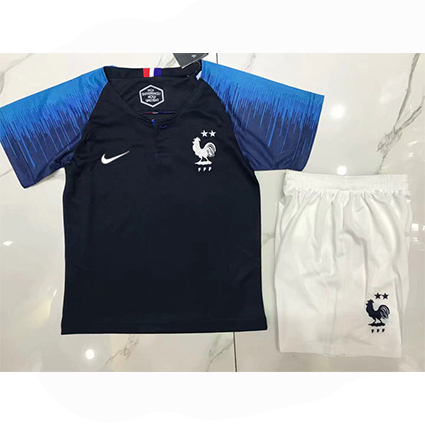 Maillot France Domicile Enfant 2 étoiles Coupe Du Monde 2018