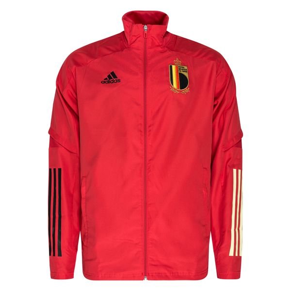 2020-21 Belgium Jacket Presentation EURO Set - Glory Red