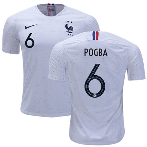 Maillot France Ext&#233;rieur POGBA 2018/2019 2 &#201;toiles