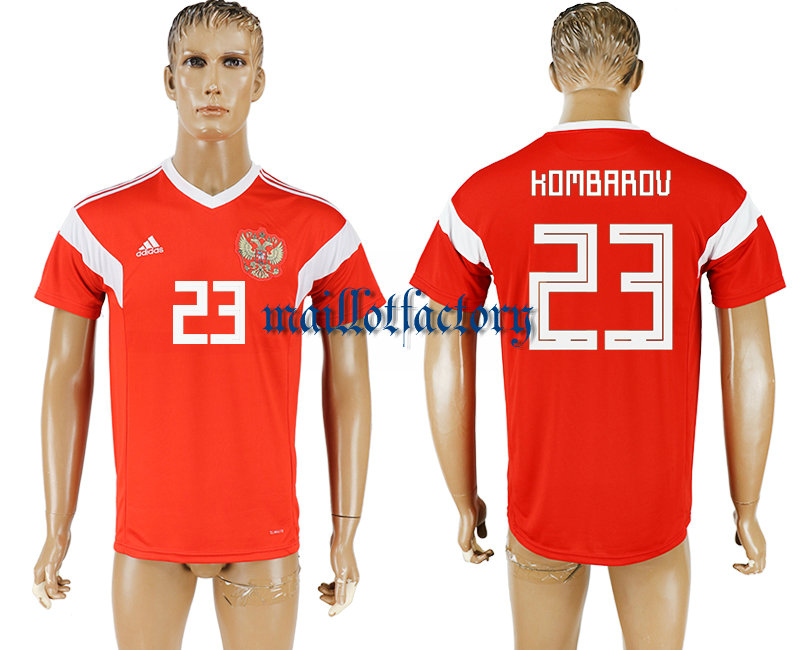 2018 Russia #23 KOMBAROV football jersey RED