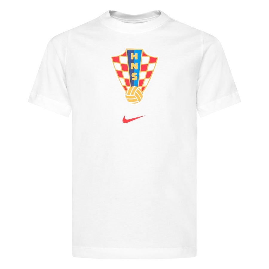 Croatia T-Shirt Evergreen EURO 2020 - White Kids-Kit