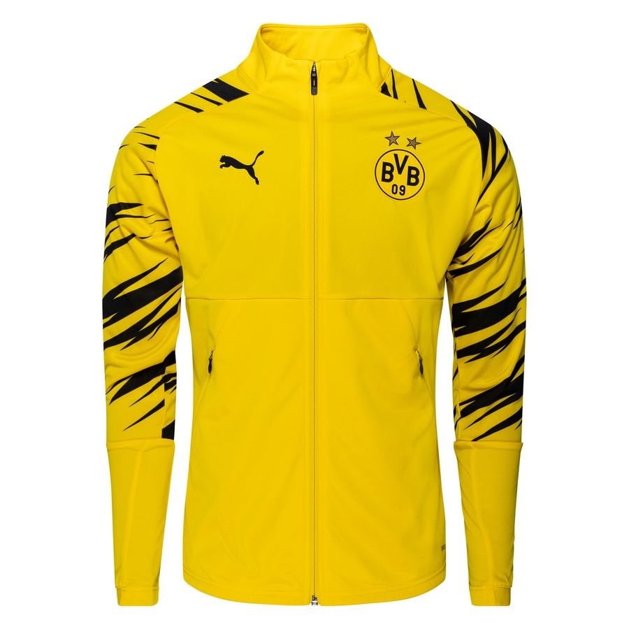 Dortmund Jacket Tracksuit Stadium - Cyber Yellow Black