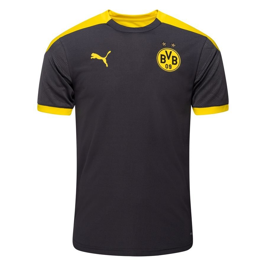 Dortmund Training T-Shirt Tracksuit - Asphalt/Cyber Yellow Kids
