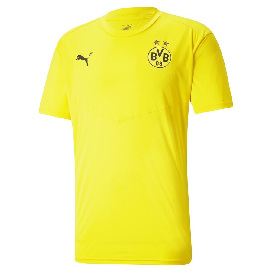 Dortmund Training T-Shirt Tracksuit Warm Up - Cyber Yellow Black
