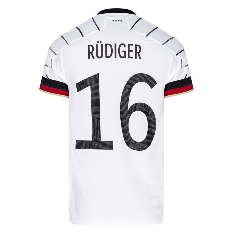 Germany Home Shirt EURO 2020 RuDIGER 16