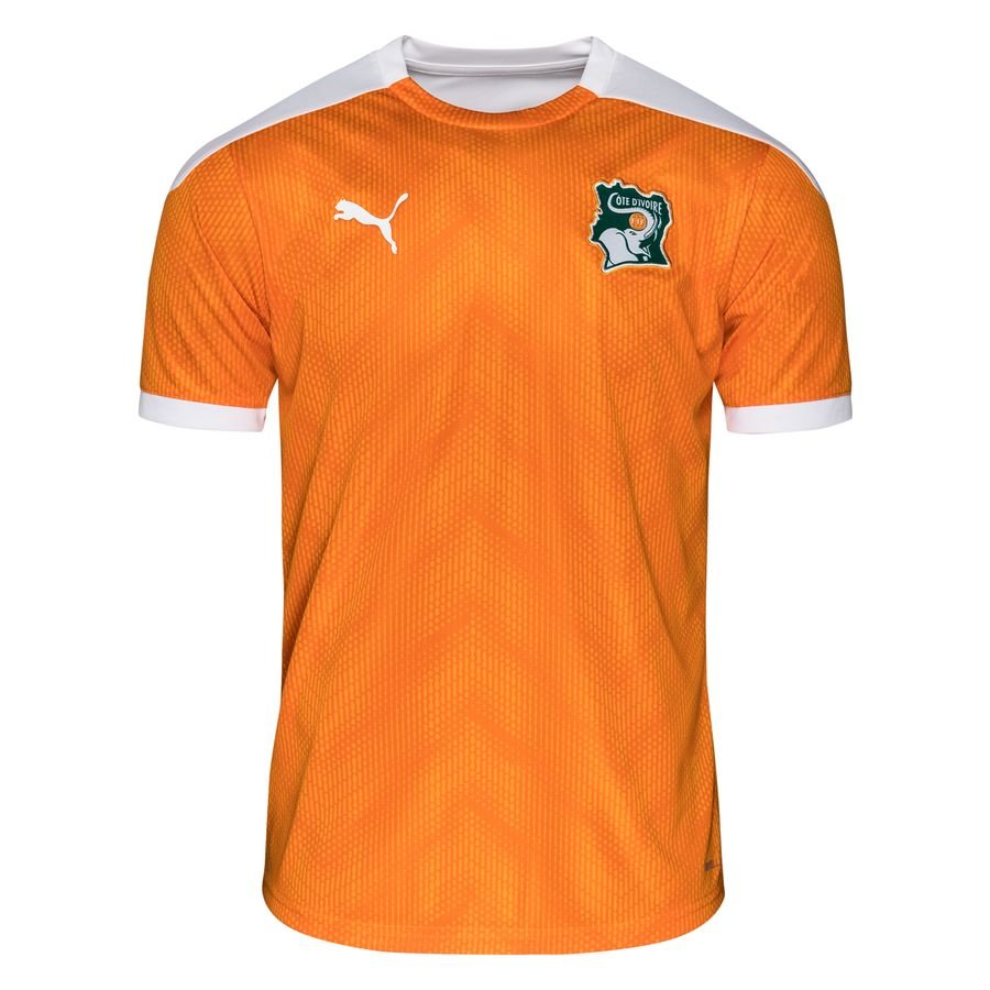 Ivory Coast Training T-Shirt Tracksuit Stadium - Flame Orange White