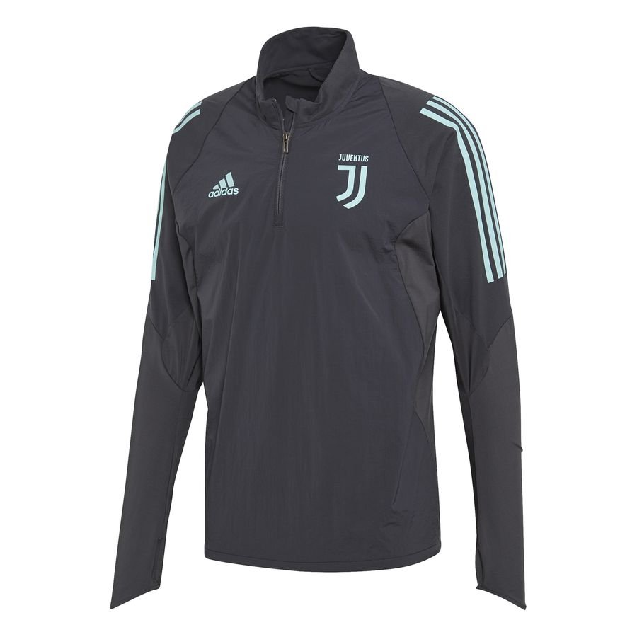 Juventus Training Shirt Tracksuit UCL - Dark Grey/Energy Aqua