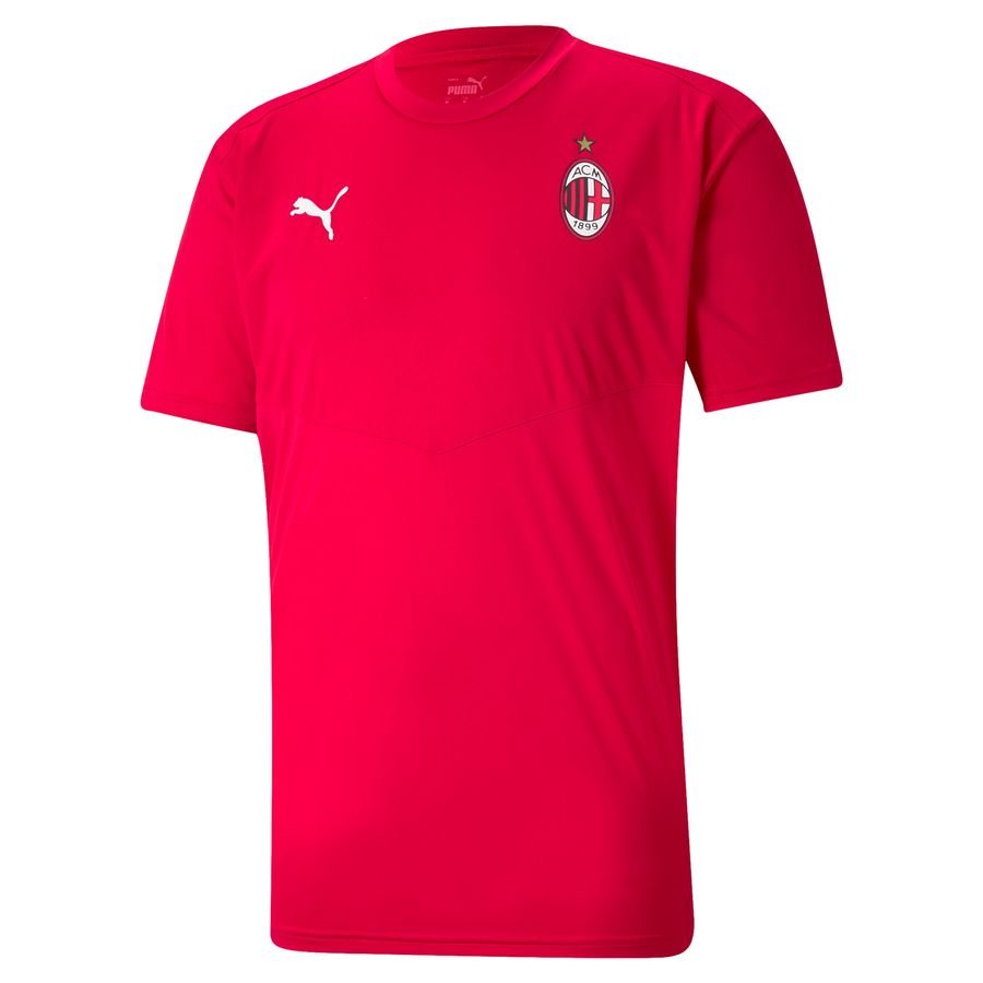 Milan Training T-Shirt Tracksuit Warm Up - Tango Red Black