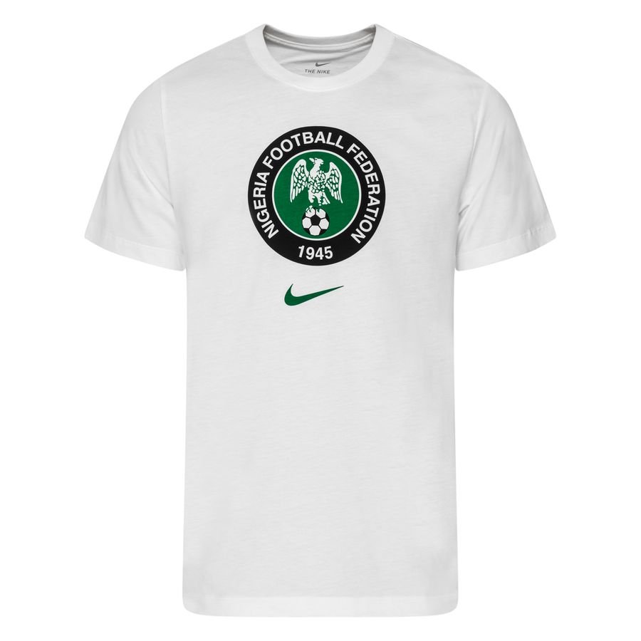 Nigeria T-Shirt Evergreen - White