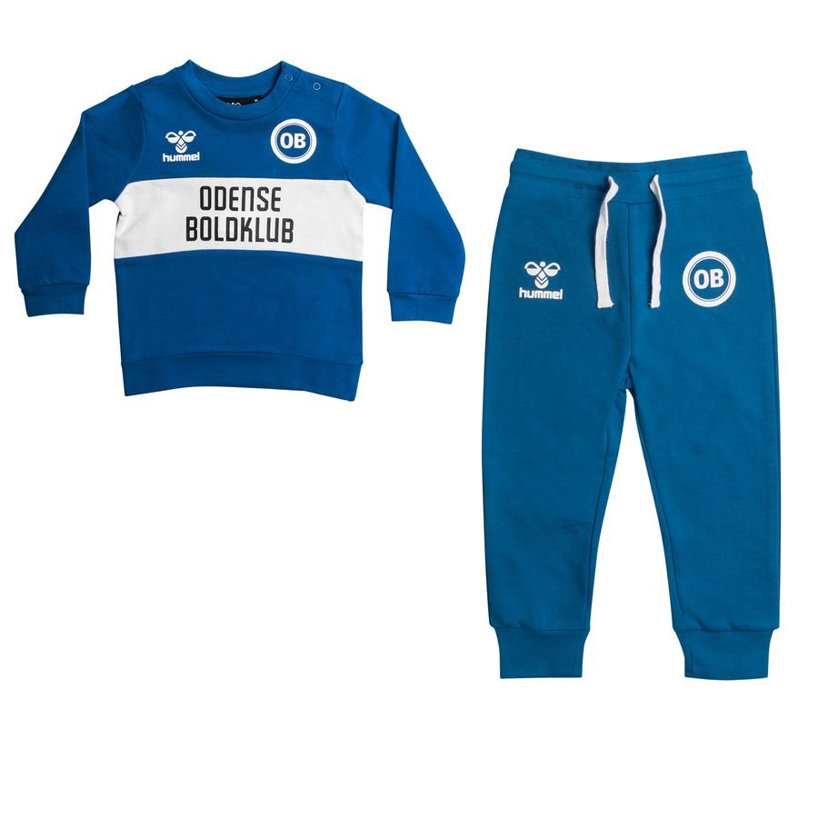 Odense Boldklub Tracksuit Fan Baby - Princess Blue/White Kids-Kit