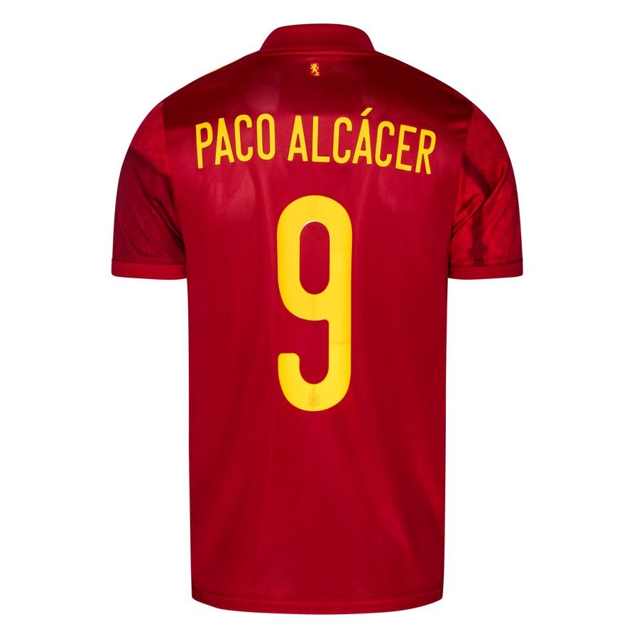 Spain Home Shirt EURO 2020 PACO ALCACER 9