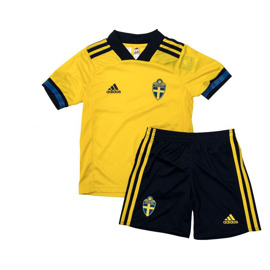 Sweden Home Shirt Kit EURO 2020 Mini-Kit Kids