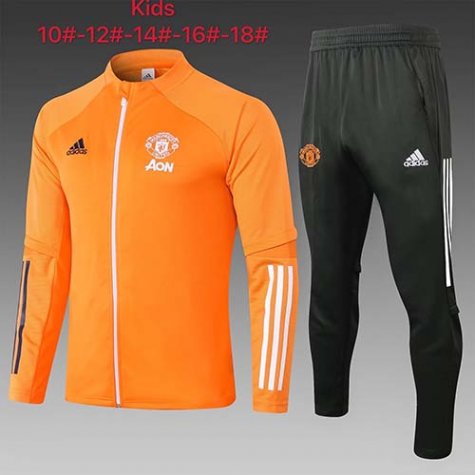 Enfant Veste Manchester United 2020-21 Orange