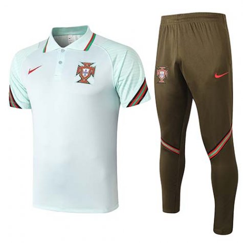 Maillot Polo Portugal 2020-21 light green