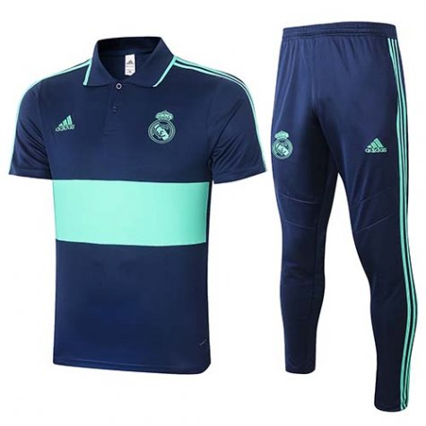 Maillot Polo Real Madrid 2020-21 Blue-green
