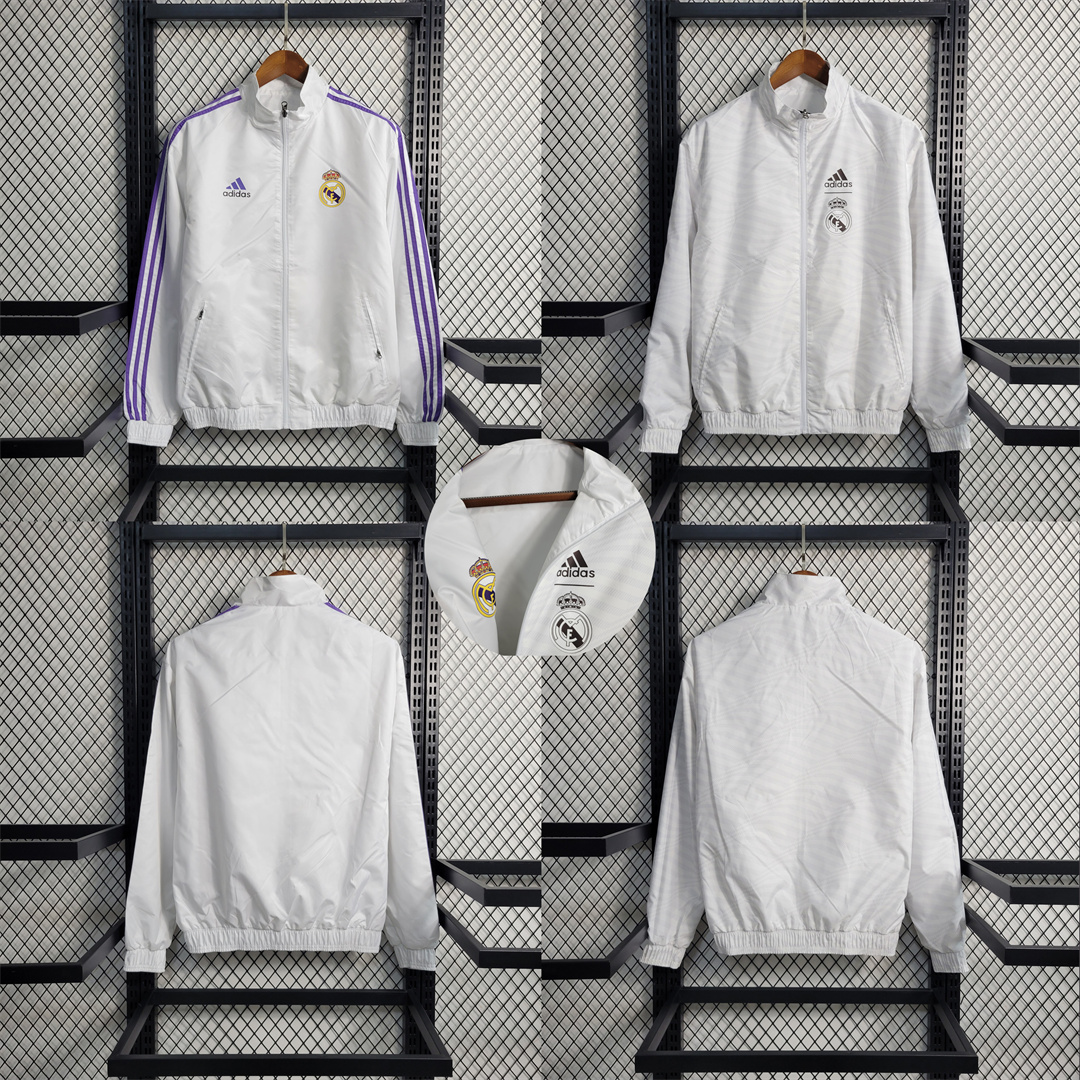 Coupe-vent Reversible Real Madrid 2023-2024
