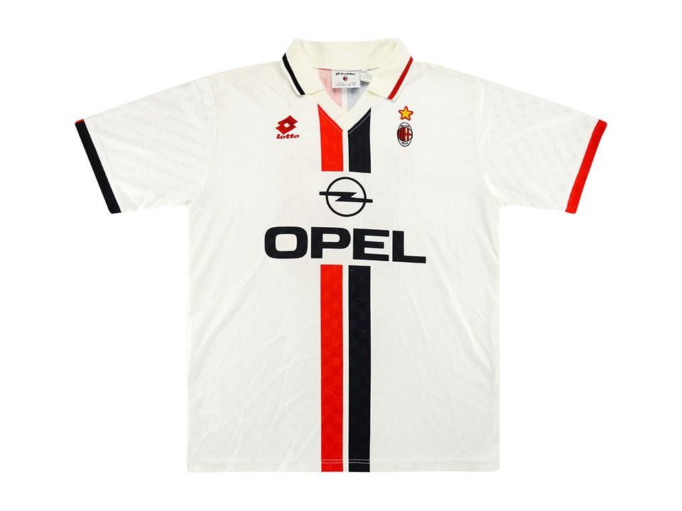 Ac Milan 1995 1996 Away Football Shirt Soccer Jersey