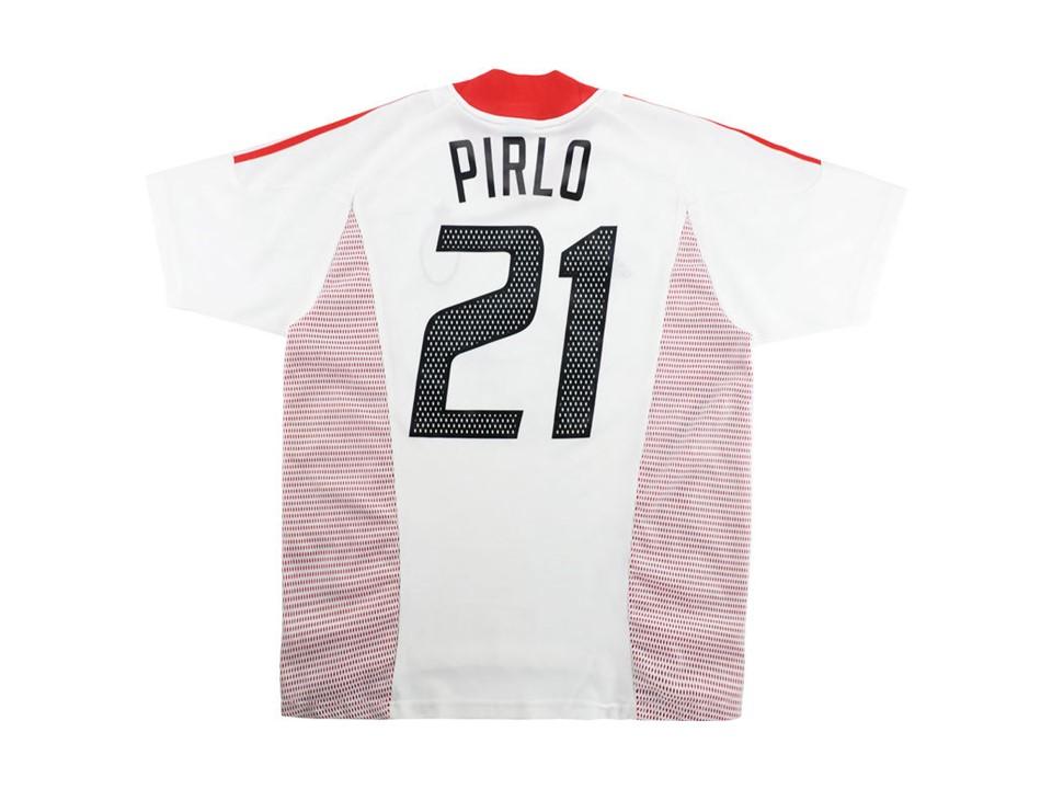 Ac Milan 2002 2003 Pirlo 21 Away Football Shirt Soccer Jersey