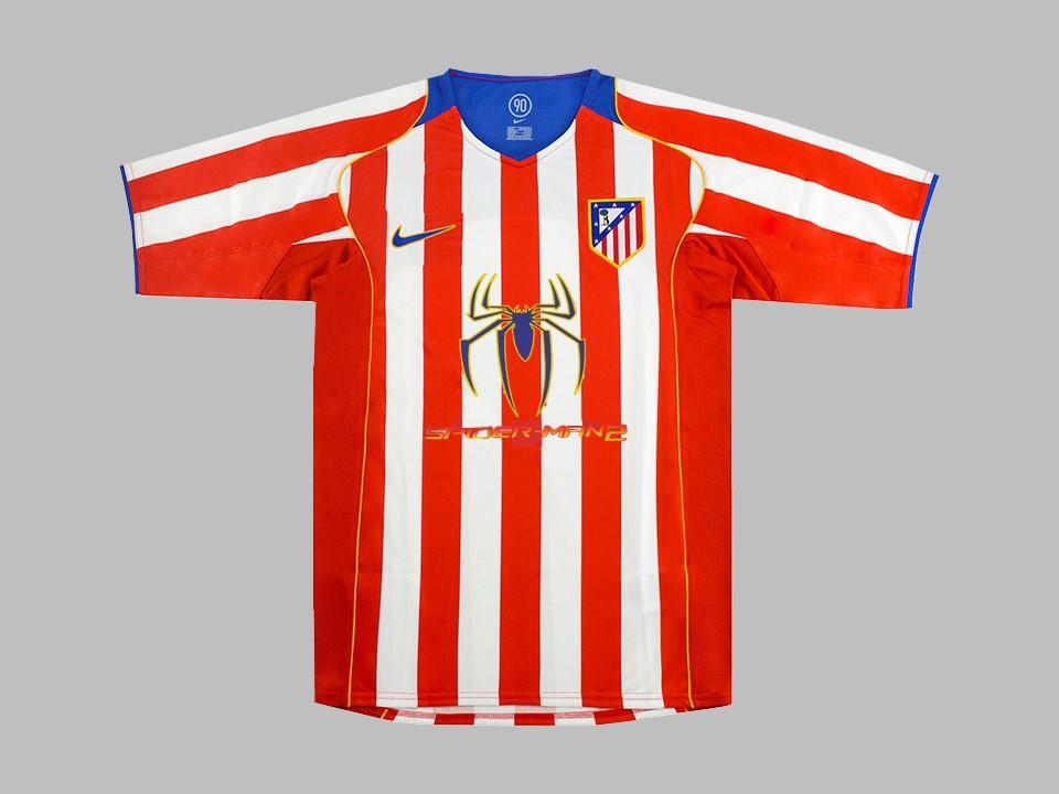 Atletico Madrid 2004 2005 Home Shirt