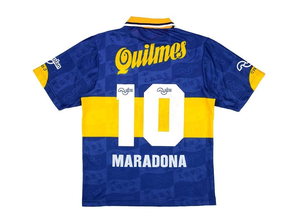 Boca Juniors 1995 Maradona 10 Home Football Shirt Soccer Jersey