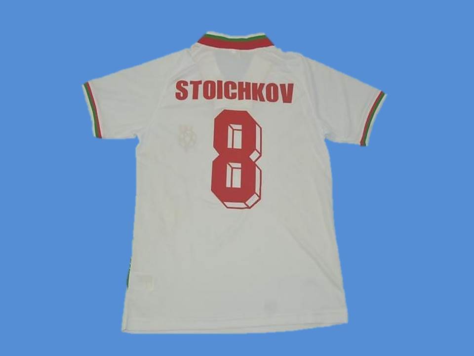 Bulgaria 1994 Stoichkov 8 World Cup Home Jersey