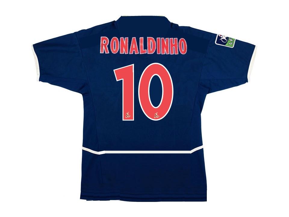 Paris Saint Germain Psg 2002 Ronaldinho 10 Home Football Shirt Jersey