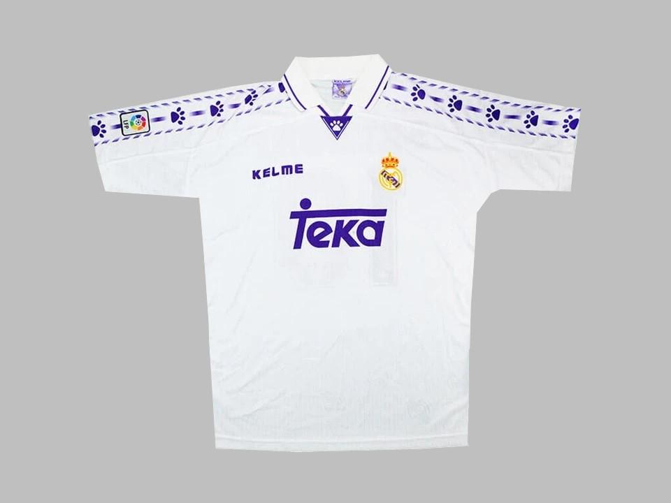 Real Madrid 1996 1997 Home Shirt